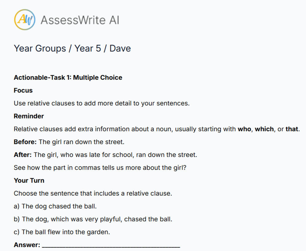 Upload your writing sample